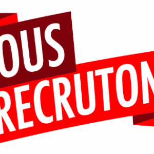 NOUS RECRUTONS