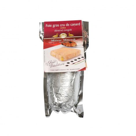 Foie gras de canard cru dénervé