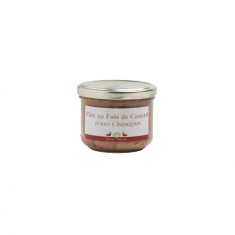 Pâté au foie de canard et aux châtaignes